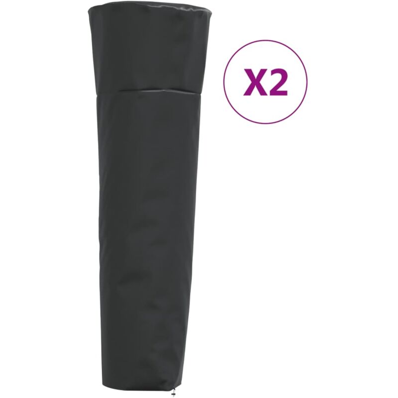 foto del prodotto coperture per stufa 2pz forma piramide 86x47x241cm 420d oxford vidaxl