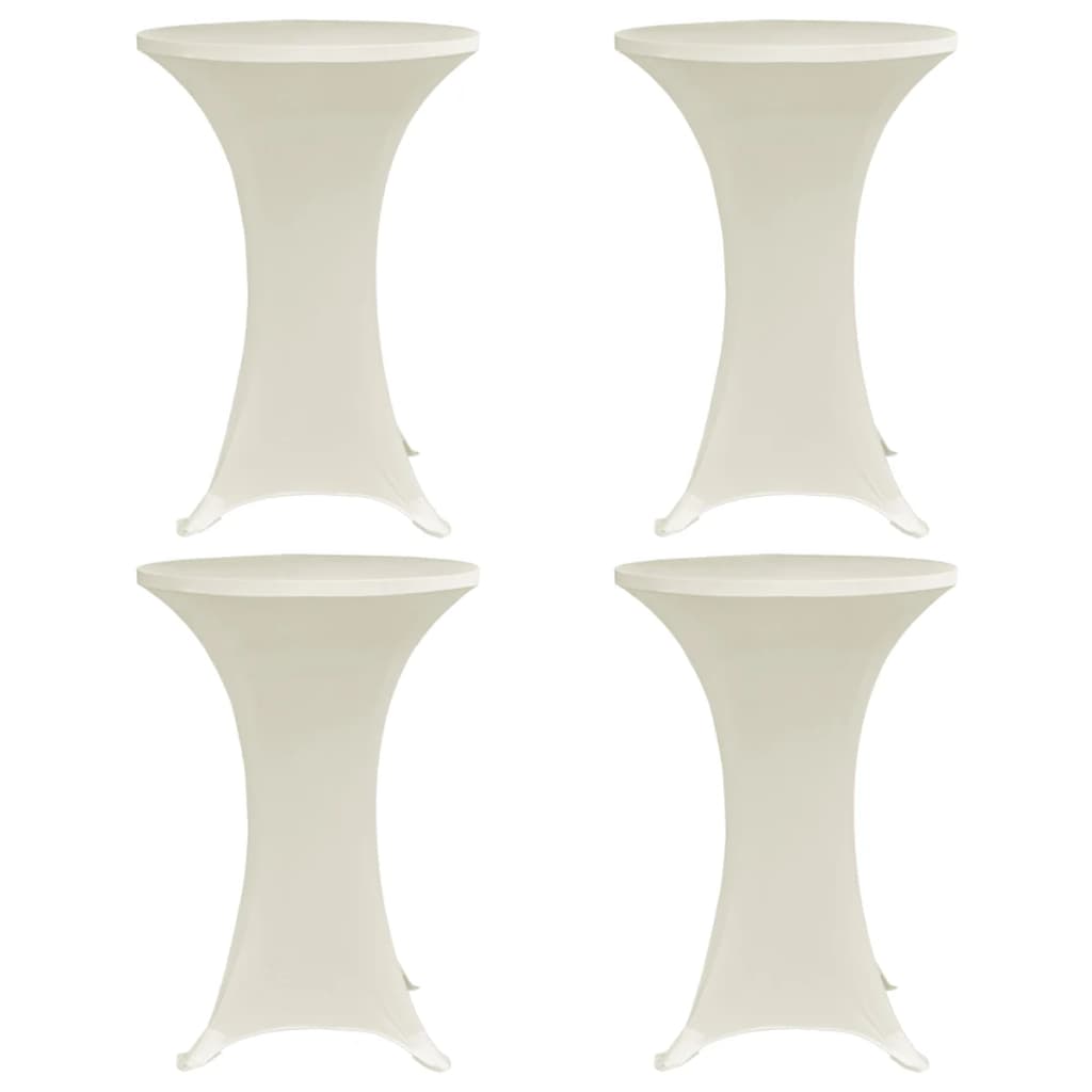 foto del prodotto coperture verticali per tavolo 4 pz 70 cm crema elastico