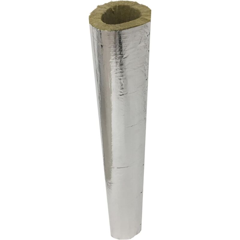 foto del prodotto coppelle isolanti in lana di roccia alluminate 130 mm