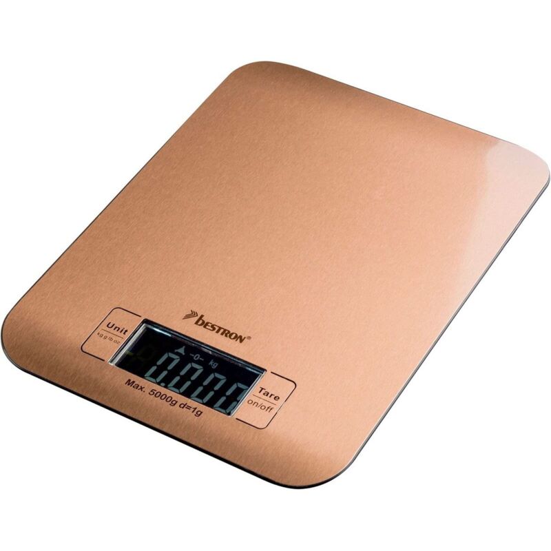 foto del prodotto copper collection bilancia da cucina digitale bestron