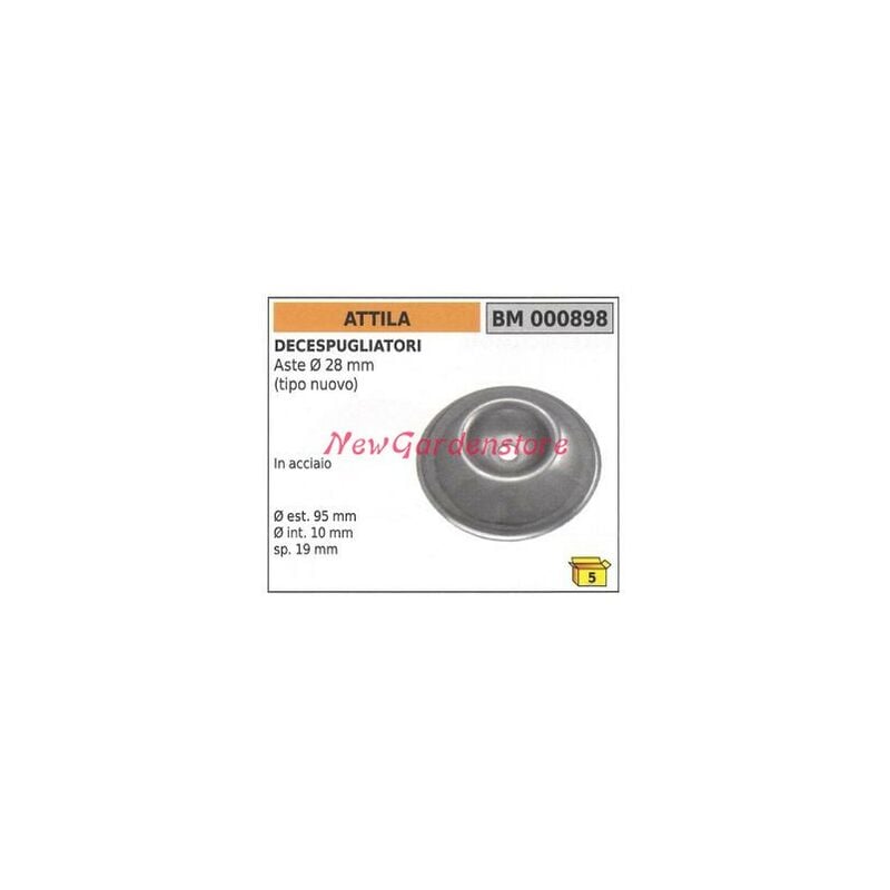 foto del prodotto coppetta fissa coppia conica attila decespugliatore 000898 foro 10 mm