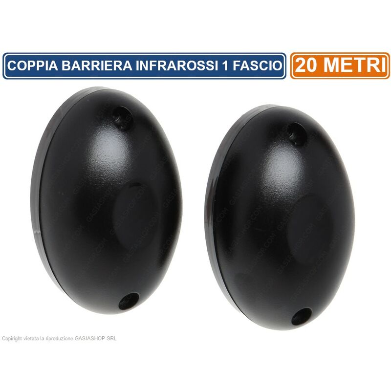 foto del prodotto coppia barriera perimetrale ad infrarossi a singolo fascio da esterno ip66 portata 20 metri