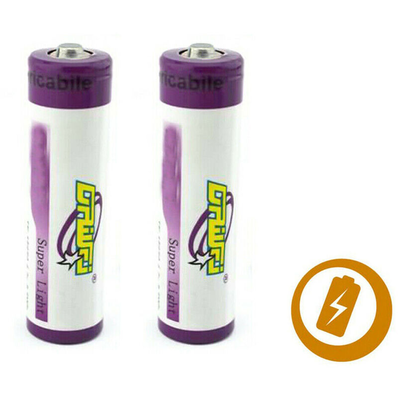 foto del prodotto coppia batteria ricaricabile litio 2700mah 1.2v aa pila torcia lampada te b0219