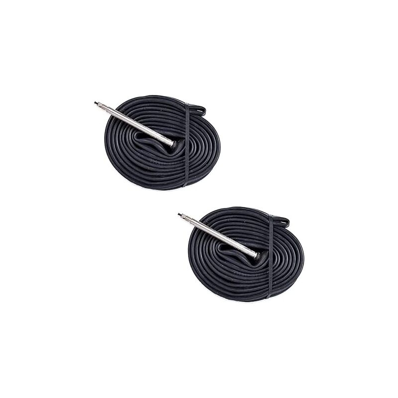 foto del prodotto coppia camere d aria 27.5 x 2.125 2.40 con valvola presta francese 48 mm per bici mtb 27,5 mountain bike 27 ecovelo