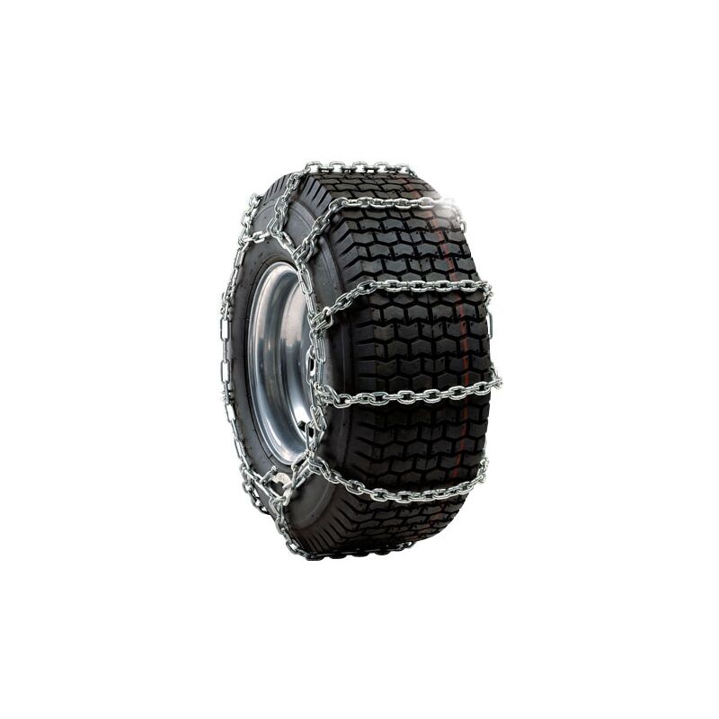 foto del prodotto coppia catene da neve ruota pneumatico trattorino 13x5.00-6 14x4.00-6
