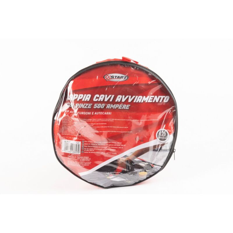 foto del prodotto coppia cavi batteria 500ah per auto lunghezza 4,50 mt.