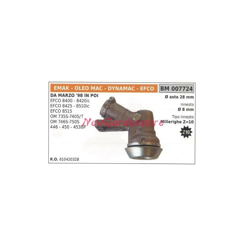 foto del prodotto coppia conica compatibile decespugliatore oleomac 753 746s 750s efco 8400 61042032b