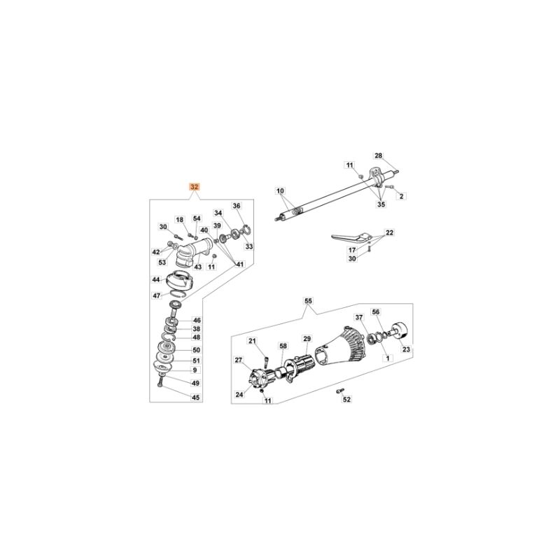 foto del prodotto coppia conica decespugliatore modelli 722s 726d originale emak 4160012ar