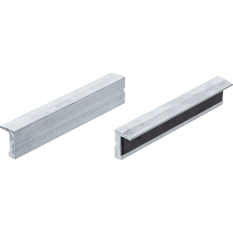 foto del prodotto coppia copriganasce per morsa da banco alluminio larghezza 150 mm 2 pz.
