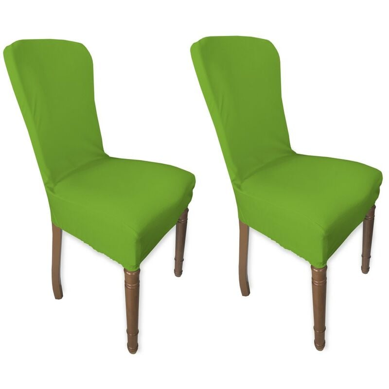 foto del prodotto coppia coprisedia elasticizzato roma antimacchia in tinta unita verde