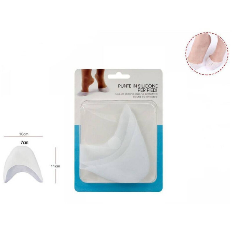 foto del prodotto coppia cuscinetti punte in silicone protezione metatarsali cura dei piedi 66783 trade shop traesio