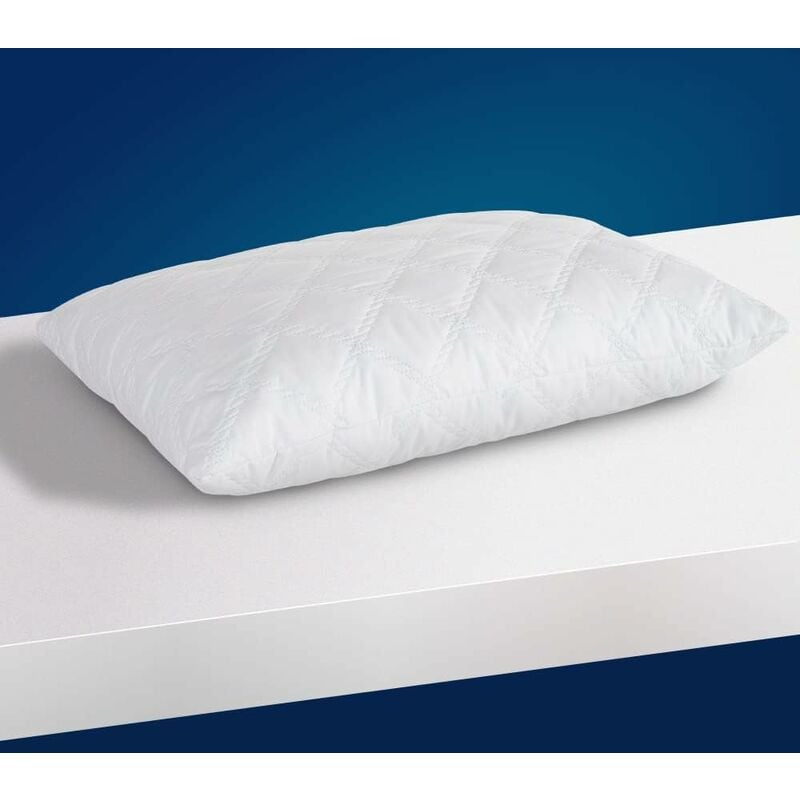 foto del prodotto coppia cuscini rilassanti in memory fill universali anatomici e ipoallergenici super offerta spediti insieme 45x75 farmarelax