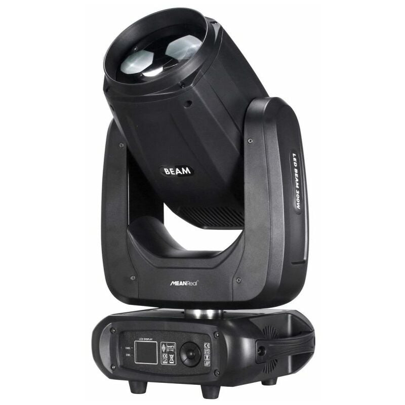 immagine 0 del prodotto coppia di 2 teste mobili led beam 300 spot con flight cases wisdom line pro