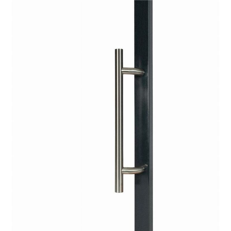 foto del prodotto coppia di bastoni da mare in acciaio inox 304 maniglia dritta 38 l.1800 asse 1500mm inox import 696