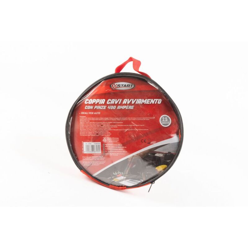 foto del prodotto coppia di cavi batteria 400ah per auto lunghezza 2 mt.