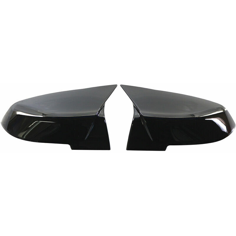 foto del prodotto coppia di coperture di ricambio per specchietti neri lucidi per bmw f20 f21 f30 f32 f36 x1 m3