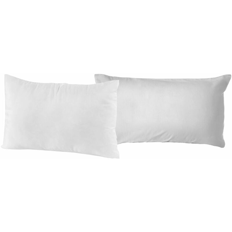 foto del prodotto coppia di federe 52x82 cm in cotone tinta unita bianco