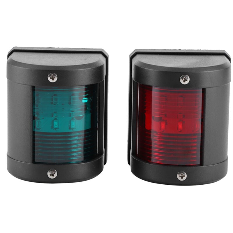 foto del prodotto coppia di luci di segnalazione ip66 led rosso verde di navigazione per yacht marini 12v eosnow