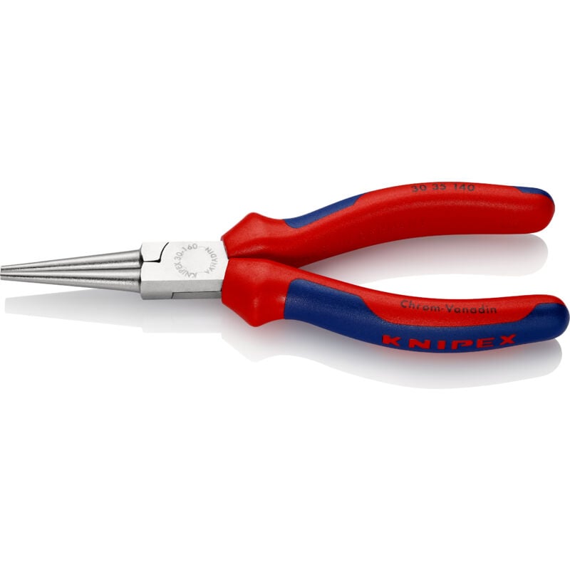 foto del prodotto coppia di lunghi ugelli, ugelli lunghe, rotonde in acciaio al cromo vanadio elettrico, testina cromata, guaina supporto in plastica, lunghezza 140