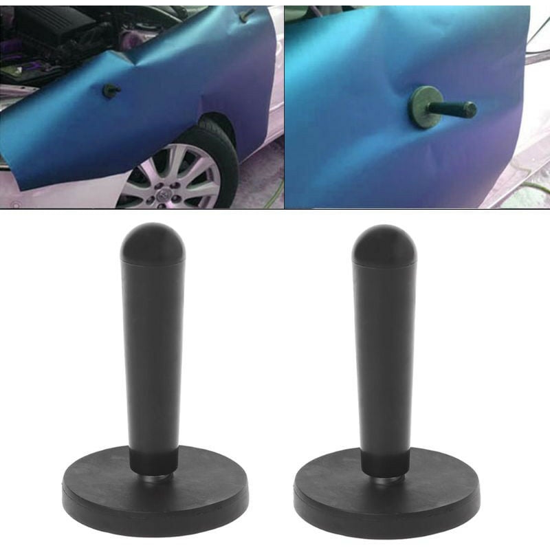 foto del prodotto coppia di magneti ferma pellicola su carrozzeria per car wrapping