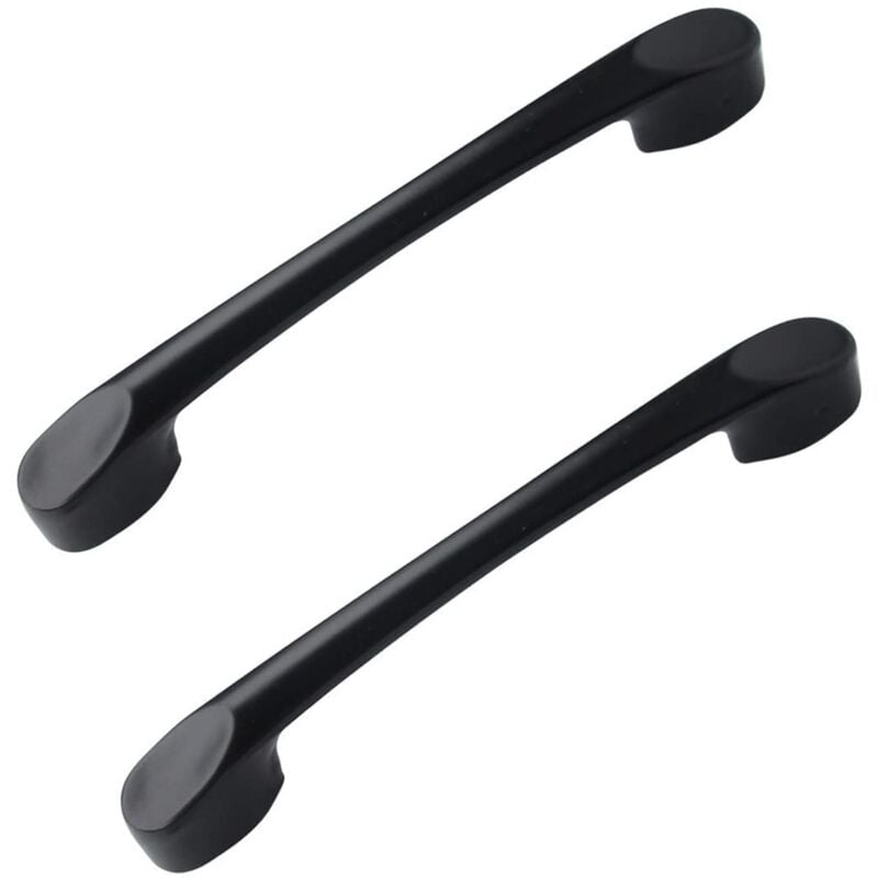 foto del prodotto coppia di maniglie nere per cassetti ymyny maniglie nere per cucina, maniglie per cassetti, maniglie per mobili, maniglie nere per mobili da cucina,
