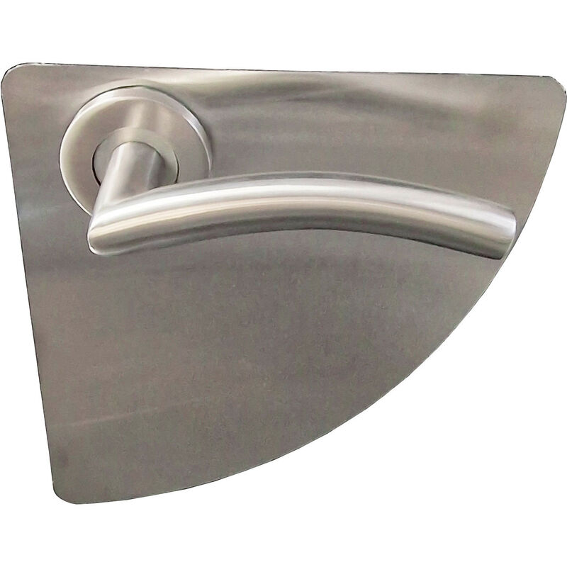 foto del prodotto coppia di maniglie per porte klose besser quarter moon waves in acciaio inox 304 senza rosette di funzione