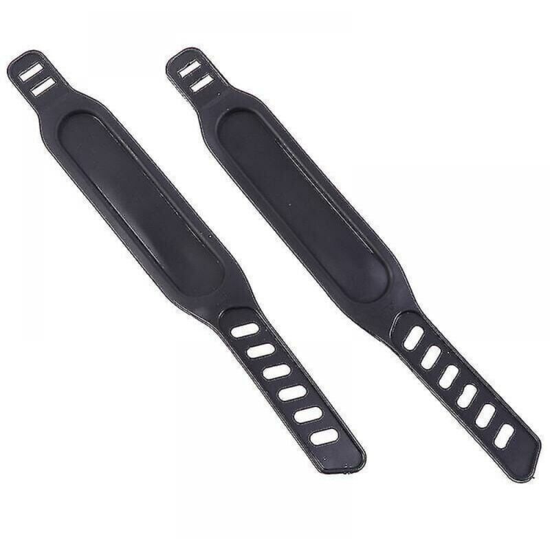 foto del prodotto coppia di nuovi cinturini per pedali per cyclette, accessori per attrezzature fitness