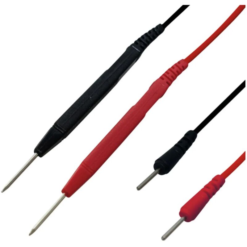 foto del prodotto coppia di puntali per multimetro tester ice 680r compatibili 0,5 mt