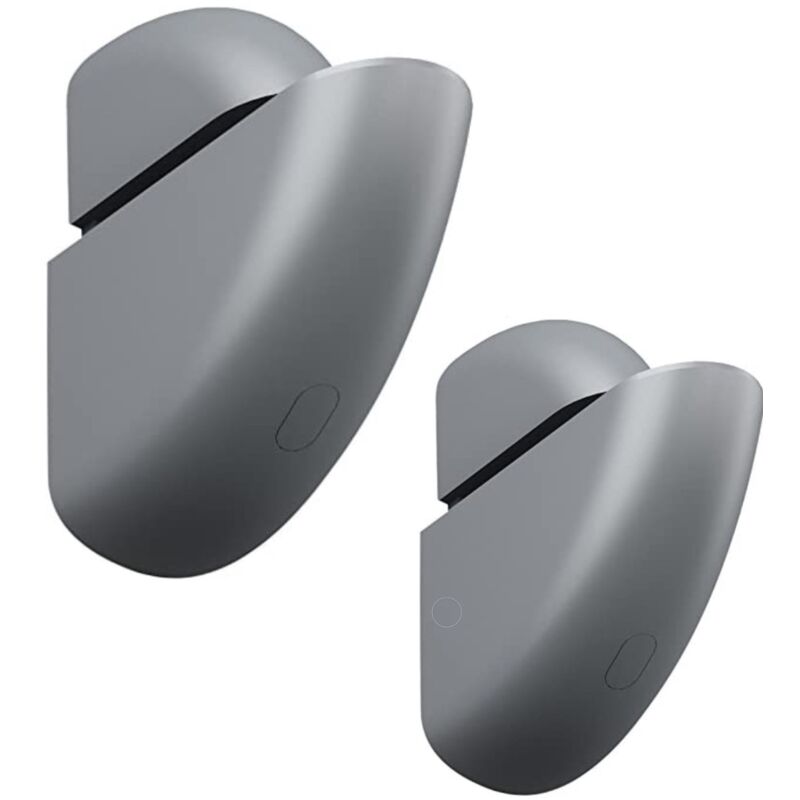 foto del prodotto coppia di reggimensole linea gondola con abs portata 20kg in plastica resistente colore argento bolis italia