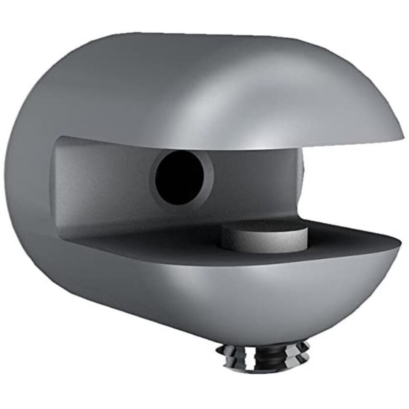 foto del prodotto coppia di reggimensole linea reggipiani portata massima 15kg in nylon resistente colore argento bolis italia
