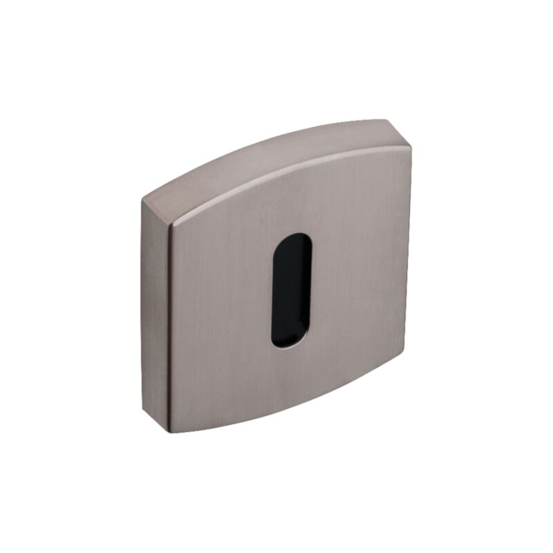 foto del prodotto coppia di rosette 6425 muze bezault look acciaio inox chiave l 865926