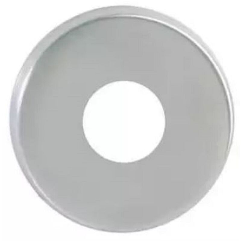 foto del prodotto coppia di rosette di rivestimento modello elsa con foro di diametro 18 mm acciaio inox 304