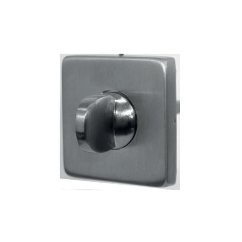 immagine 0 del prodotto coppia di rosette quadrate in acciaio inox 304 53 x 53 mm chiave wc 654