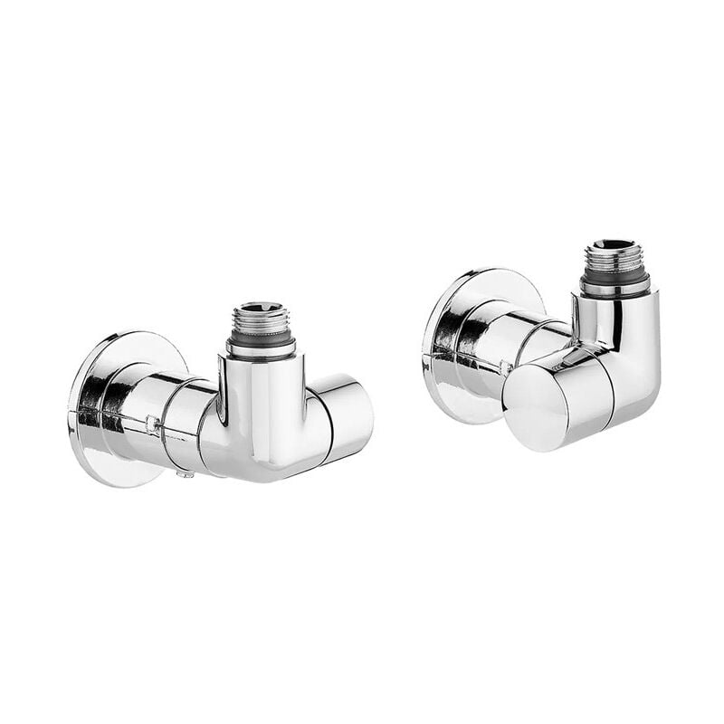 foto del prodotto coppia di valvole per termoarredi high style caleffi 4003 4004 cromo sinistra