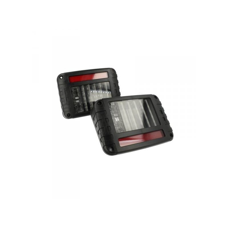 foto del prodotto coppia fanali led posteriore luci posizione stop frecce retromarcia per jeep wrangler jk 2007 2017