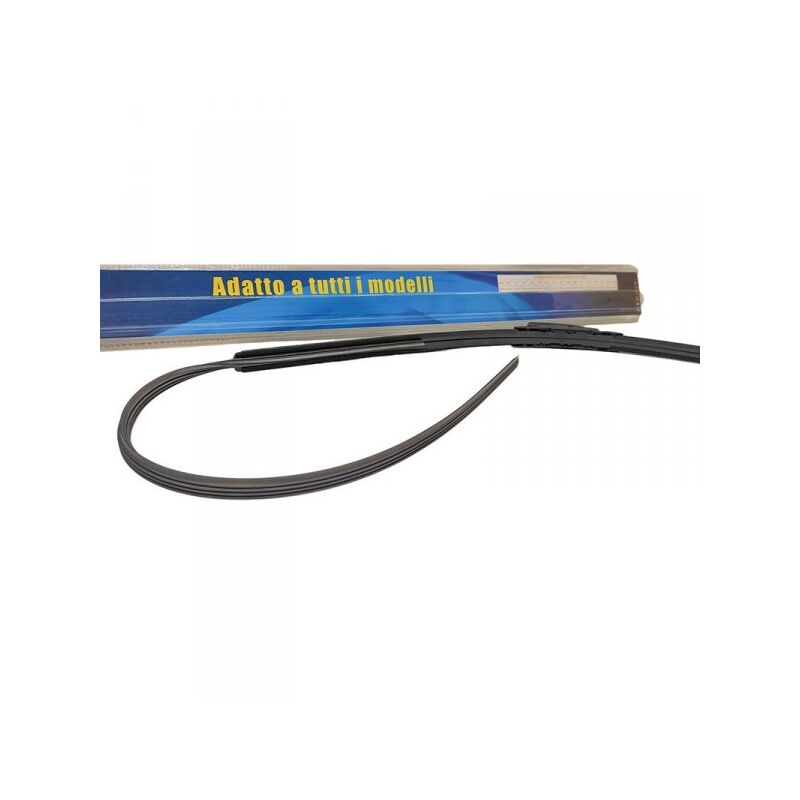 foto del prodotto coppia gommini refill flat 28'' 700 mm ricambio universale per spazzole tergicristallo in ferro