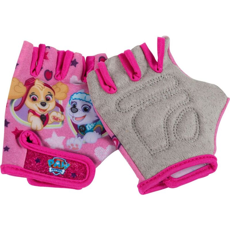 foto del prodotto coppia guanti bici paw patrol senza dita girl