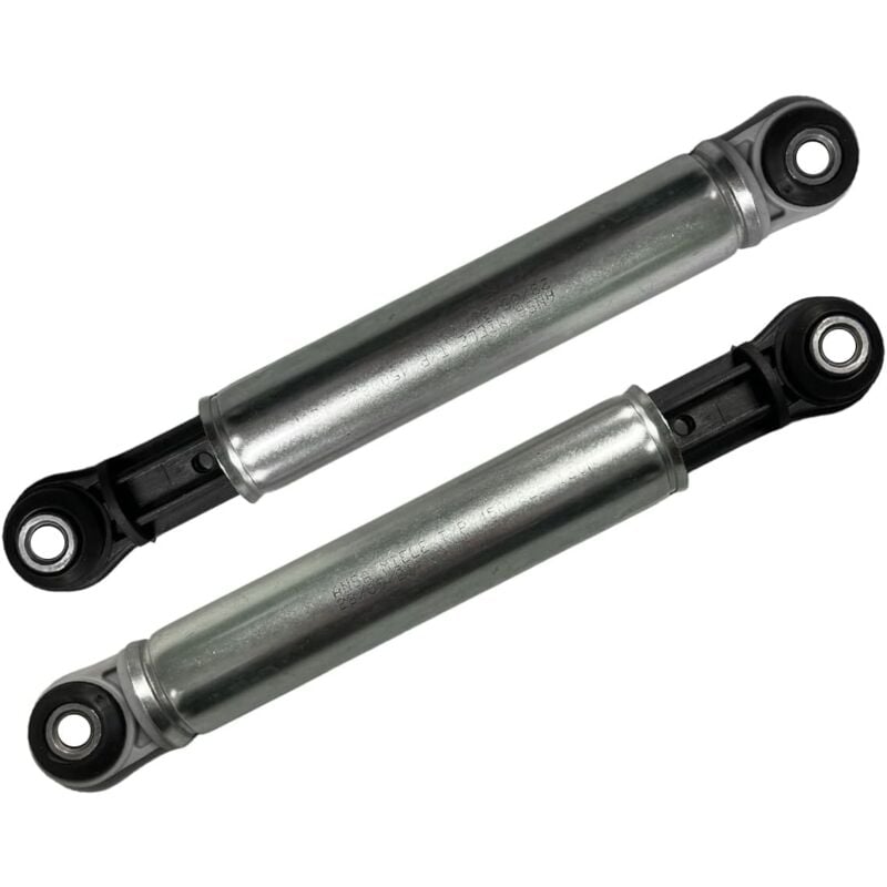 foto del prodotto coppia kit ammortizzatori per lavatrice, compatibile con miele bosch siemens, dimensioni 185 270 mm foro 8 mm 00118869 suspa type 12 wet wfa