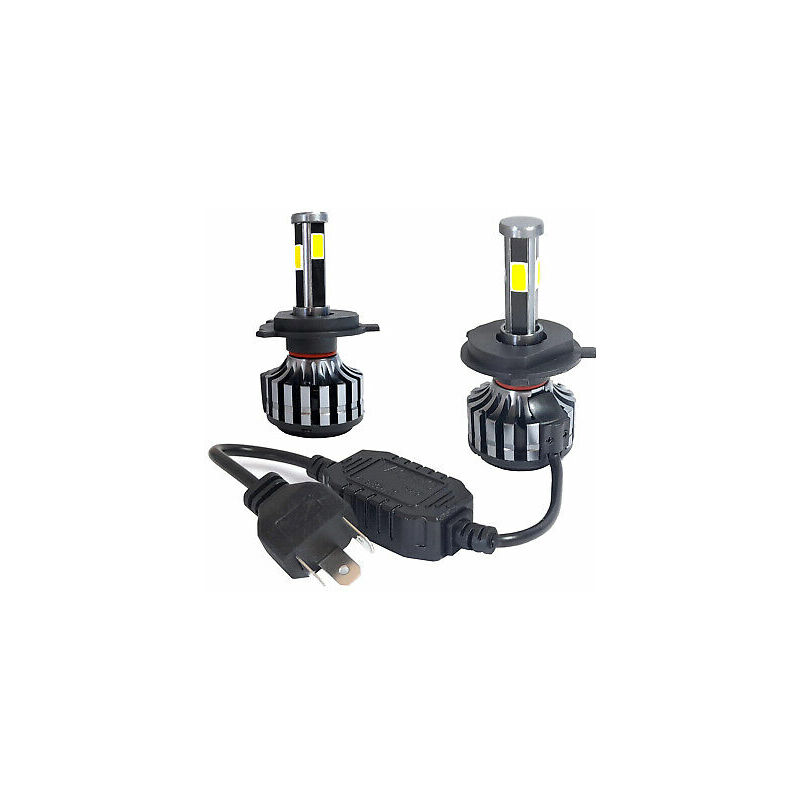 foto del prodotto coppia lampade auto moto d6 h4 led 4200lm 38w 6000k emc kit lampadine 92135