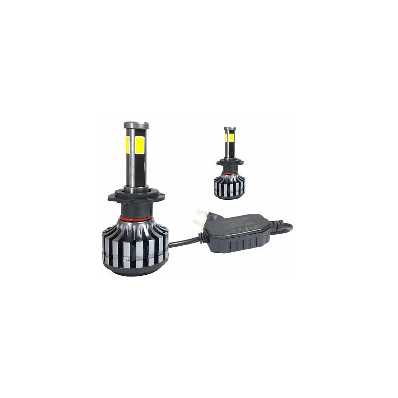 foto del prodotto coppia lampade auto moto d6 h7 led 4200lm 38w 6000k emc kit lampadine 89893