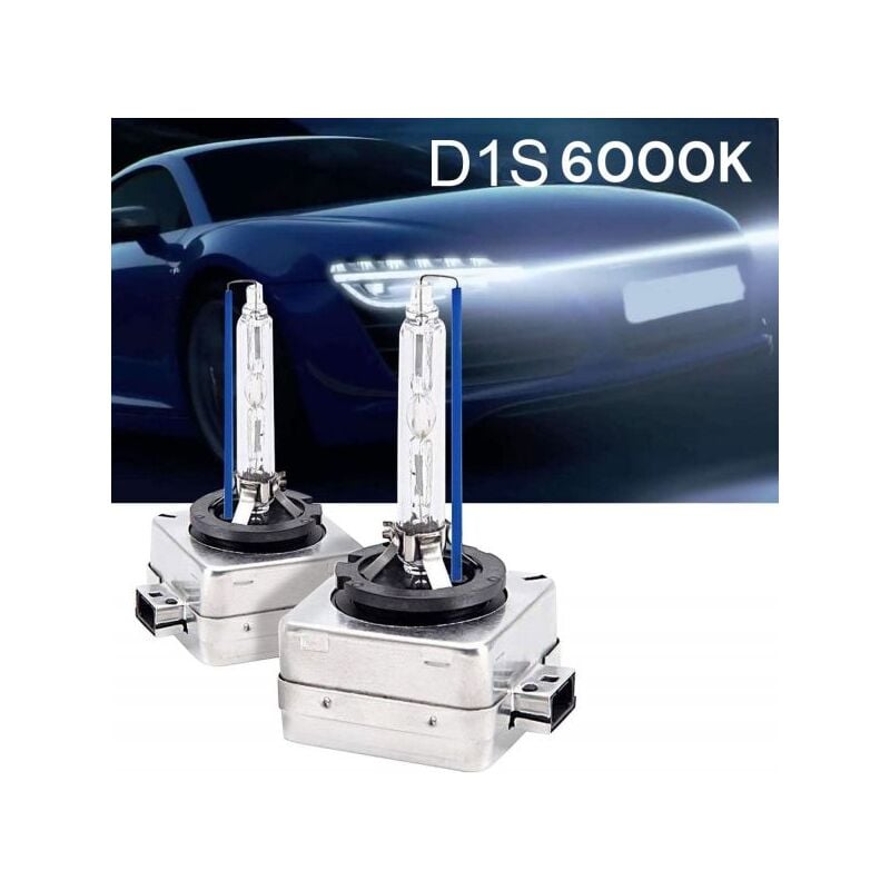 foto del prodotto coppia lampade lampadine d1s xenon 35w 6000k bulb per auto antiurto