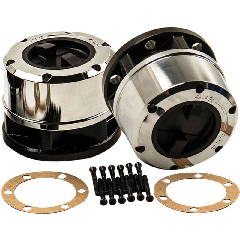 foto del prodotto coppia mozzi ruota libera kit 26 denti per kia sportage 4wd 1995 2002 bongo
