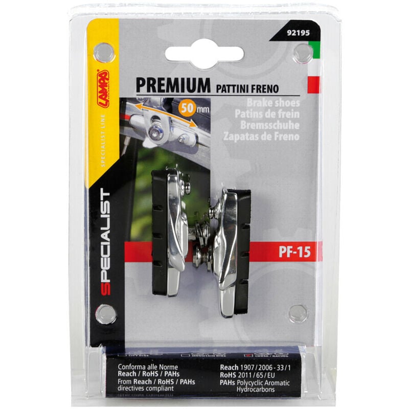 foto del prodotto coppia pattini freno premium pf 1555 lampa