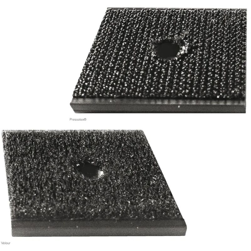 foto del prodotto coppia piastrine con velcro velluto 34x34 mm