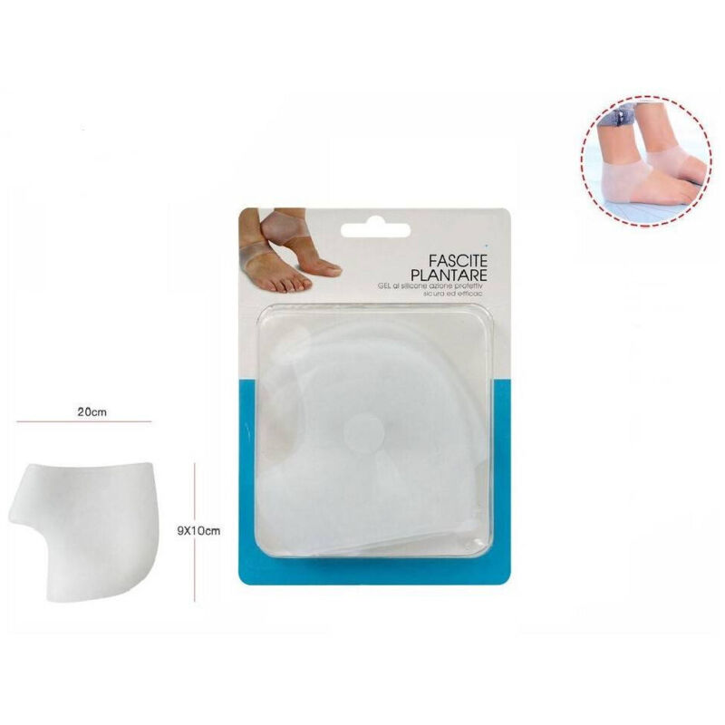 foto del prodotto coppia plantari fascite fasce silicone caviglie protezione pianta piedi 66772 trade shop traesio