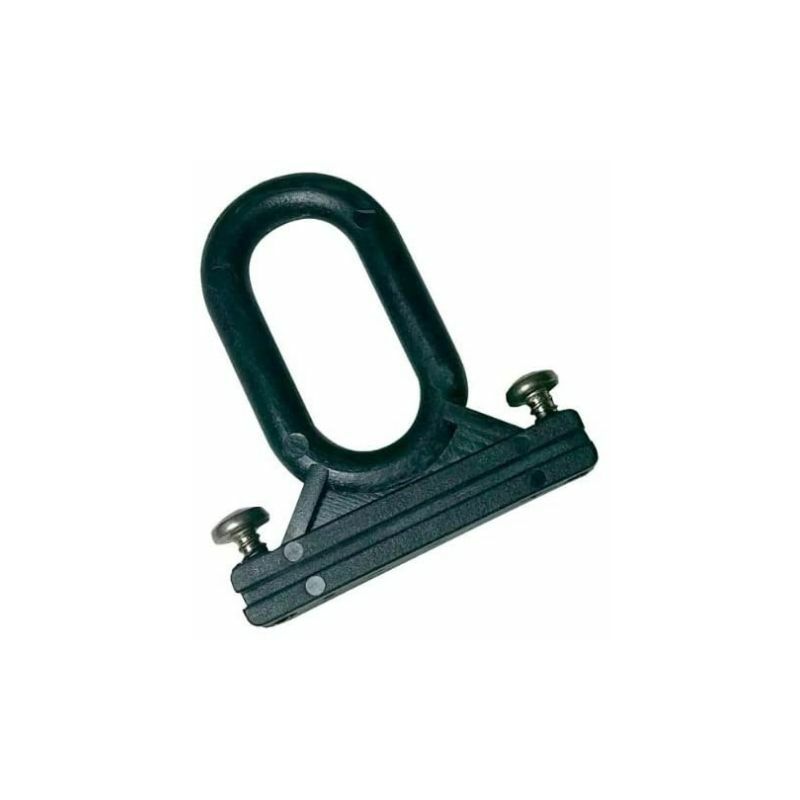 foto del prodotto coppia ricambi ganci occhielli per tenda da sole a caduta in pvc completo di viti colore nero tendaggimania