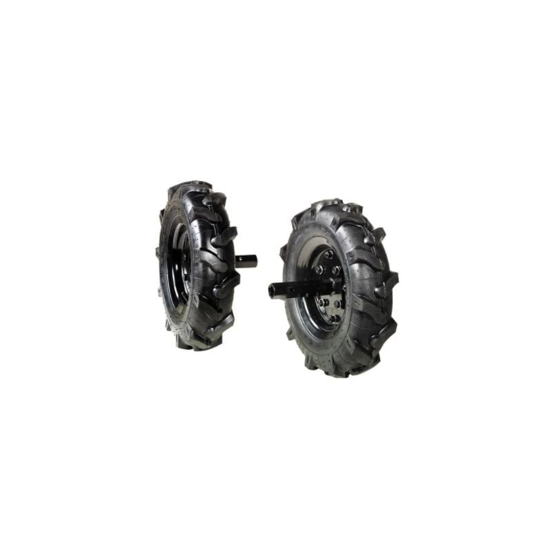 foto del prodotto coppia ruote gommate 3.50 8 per motozappa nibbi 118