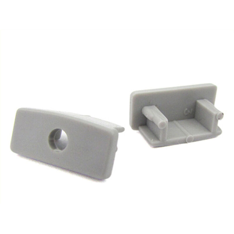 foto del prodotto coppia tappi tappini termine per chiusure profilo barra in alluminio rigida quadrata ba3200