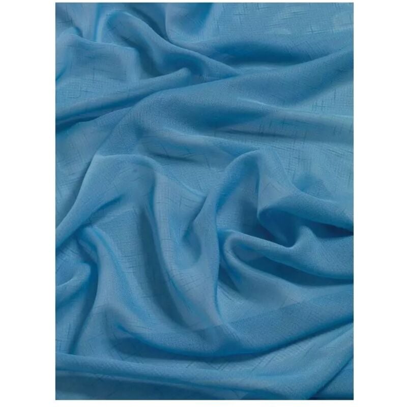 foto del prodotto coppia tendine boucle soft blu 70x150