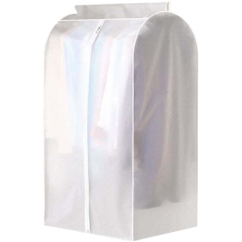 foto del prodotto copri armadio antipolvere, copri abito trasparente completamente chiuso, tasca per appendere giacche e cappotti per la casa 1 60 50 90 cm